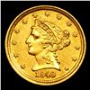 Image 2 : *HIGHLIGHT OF ENTIRE AUCTION* 1849-d Dahlonega TOP POP! Gold Liberty $2 1/2 ms62 By SEGS (fc)