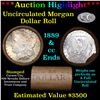 Image 1 : ***Auction Highlight*** 1889 & CC Uncirculated Morgan Dollar Shotgun Roll (fc)