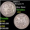 Image 1 : 1892-s Morgan Dollar $1 Grades vf+