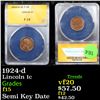 Image 1 : ANACS 1924-d Lincoln Cent 1c Graded f15 By ANACS