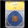 Image 2 : ANACS 1924-d Lincoln Cent 1c Graded f15 By ANACS