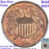 Image 8 : Proof ***Auction Highlight*** 1873 Closed 3 Two Cent Piece 2c Graded pr67 rb By SEGS (fc)