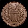 Image 2 : 1869 Two Cent Piece 2c Grades xf