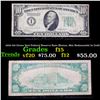 Image 1 : 1928 $10 Green Seal Federal Reserve Note (Boston, MA) Redeemable In Gold Grades f+