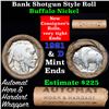 Image 1 : Buffalo Nickel Shotgun Roll in Old Bank Style 'Automat Horn & Hardart' Wrapper 1921 & d Mint Ends Gr