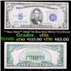 Image 1 : **Star Note** 1934C $5 Blue Seal Silver Certificate Grades vf++