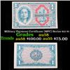 Image 1 : Military Payment Certificate (MPC) Series 611 $1 Grades Choice AU/BU Slider