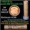 Image 1 : Shotgun Lincoln 1c roll, 1982-d 50 pcs Brandt Wrapper Grades