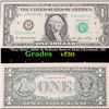 Image 1 : *Star Note* 2006 $1 Federal Resrve Note Cleveland, OH Grades vf++