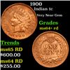 Image 1 : 1900 Indian Cent 1c Grades Choice+ Unc RD