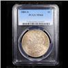 Image 2 : PCGS 1881-s Colorfully Toned Morgan Dollar $1 Graded ms64 By PCGS