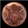 Image 2 : 1863 Staudingers Ny-630-BS-1A Civil War Token 1c Grades Select+ Unc RB