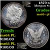 Image 1 : 1879-s Morgan Dollar $1 Grades Select Unc+ PL