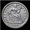 Image 2 : 1859-p Seated Liberty Dime 10c Grades Choice AU