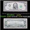 Image 1 : **Star Note** 1963a $50 Green Seal Federal Reserve Note (Philadelphia, PA) Grades Select AU