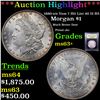 Image 1 : ***Auction Highlight*** 1880-o /o Vam 7 Hit List 40 I2 R5 Morgan Dollar $1 Graded Select+ Unc By USC