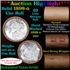 Image 1 : ***Auction Highlight***  Full solid date 1898-o Uncirculated Morgan silver dollar roll, 20 coins (fc