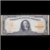 Image 2 : 1907 $10 Gold Certificate Large Size Rare Fr-1169 Rare Signatues Napier, McClung Grades vf+