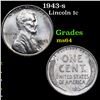 Image 1 : 1943-s Lincoln Cent 1c Grades Choice Unc