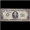 Image 2 : 1928 $100 Green Seal Federal Reserve Note Reddemable In Gold Grades vf+