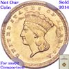 Image 8 : *HIGHLIGHT OF ENTIRE AUCTION* 1857-c Ty 3 Charlotte TOP POP Gold Dollar $1 Graded Select Unc By USCG