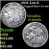 Image 1 : 1831 Lm-6 Capped Bust Half Dime 1/2 10c Grades vf details