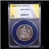 Image 2 : ANACS 1859-o Seated Half Dollar 50c Graded g6 By ANACS