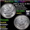 Image 1 : ***Auction Highlight*** 1901-p Vam 21 R5 Morgan Dollar $1 Graded Select+ Unc By USCG (fc)