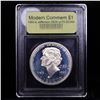 Image 2 : Proof 1993-S Jefferson Modern Commem Dollar $1 Graded GEM++ Proof Deep Cameo By USCG