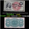 Image 1 : 1870's US Fractional Currency 15¢ Fourth Issue Fr-1267 Grades Choice CU