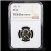 Image 2 : Proof NGC 1952 Jefferson Nickel 5c Graded pr68 By NGC