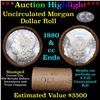 Image 1 : ***Auction Highlight*** 1880 & CC Uncirculated Morgan Dollar Shotgun Roll PL/DMPL Ends (fc)