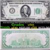 Image 1 : 1928 $100 Green Seal Federal Reserve Note Reddemable In Gold Grades vf++