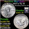 Image 1 : ***Auction Highlight*** 1917-s Ty II Standing Liberty Quarter 25c Graded GEM+ FH By USCG (fc)