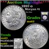 Image 1 : ***Auction Highlight*** 1897-o Morgan Dollar $1 Graded Select Unc By USCG (fc)