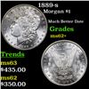 Image 1 : 1889-s Morgan Dollar $1 Grades Select Unc