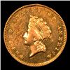 Image 2 : ***Auction Highlight*** 1854 TYPE 2 Gold Dollar $1 Graded Select Unc+ PL By USCG (fc)