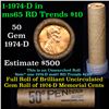 Image 1 : Shotgun Lincoln 1c roll, 1974-d 50 pcs Brandt Wrapper