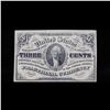 Image 2 : 1865 US Fractional Currency 3c Third Issue fr-1227 Washingon Grades vf++