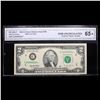 Image 2 : *Star Note * 1995 $2 Green Seal FRN (Atlanta, GA) FR-1936* "Millenium Note" Serial Number Graded cu6