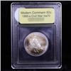 Image 2 : 1995-s Civil War Modern Commem Half Dollar 50c Graded ms70, Perfection By USCG