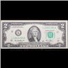 Image 2 : 2013 $2 Green Seal Federal Reseve Note (San Fransisco, CA) Grades Gem++ CU
