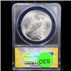 Image 3 : ANACS 1925-p Peace Dollar $1 Graded ms63 By ANACS
