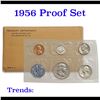 Image 1 : 1956 Proof Set in original packaging with Type 2 Half