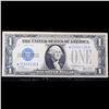 Image 2 : **Star Note** 1928B $1 Blue Seal Silver Certificate "funnyback" Grades vf, very fine