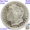 Image 8 : *HIGHLIGHT OF ENTIRE AUCTION* 1901-p Morgan Dollar $1 Graded ms62 PL By SEGS (fc)
