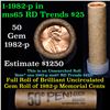 Image 1 : Shotgun Lincoln 1c roll, 1982-p 50 pcs Brandt Wrapper Grades