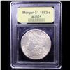Image 4 : ***Auction Highlight*** 1883-s Morgan Dollar $1 Graded Choice AU/BU Slider+ By USCG (fc)