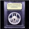 Image 2 : Proof 1984-S Olympic Modern Commem Dollar $1 Graded GEM++ Proof Deep Cameo By USCG