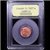 Image 4 : ***Auction Highlight*** 1927-s Lincoln Cent 1c Graded Choice Unc RD By USCG (fc)